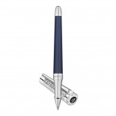 S.T. Dupont Liberte Rollerball Pen, Blue Lacquer & Palladium - 462017