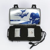 S.T.Dupont Air Force Limited Edition Set, Maxijet Lighter, Cigar Cutter and Travel Humidor