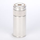 S.T.Dupont Cylindrical / Cylinder Table Lighter, SIlver
