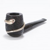 Dunhill Silver Snake Pipe, Shell