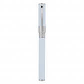 S.T. Dupont D-Initial Rollerball Pen, Pastel Blue Lacquer & Chrome - 262279