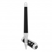 S.T. Dupont Hippocrate Liberte Rollerball Pen, Black Lacquer & Palladium - 462675
