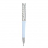 S.T. Dupont Liberte Ballpoint Pen, Pastel Blue Lacquer & Palladium - 465279